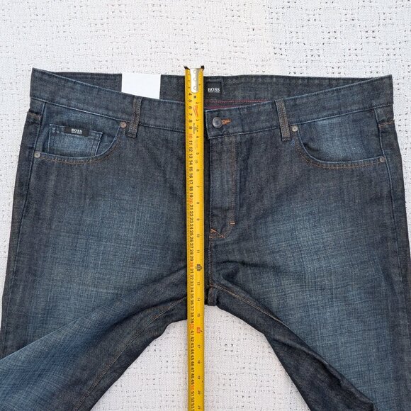 NWT BOSS Hugo Boss Black Label Kansas Regular Fit Jeans Size 42x34 - Picture 5 of 11